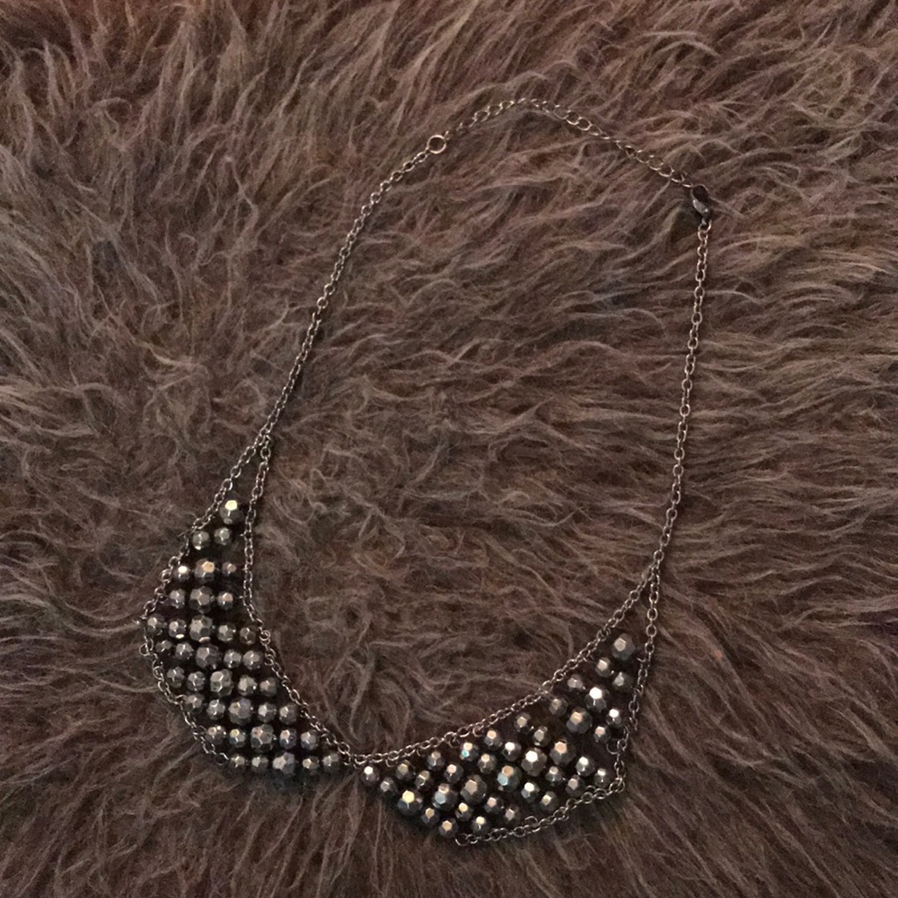 Beaded collar necklace